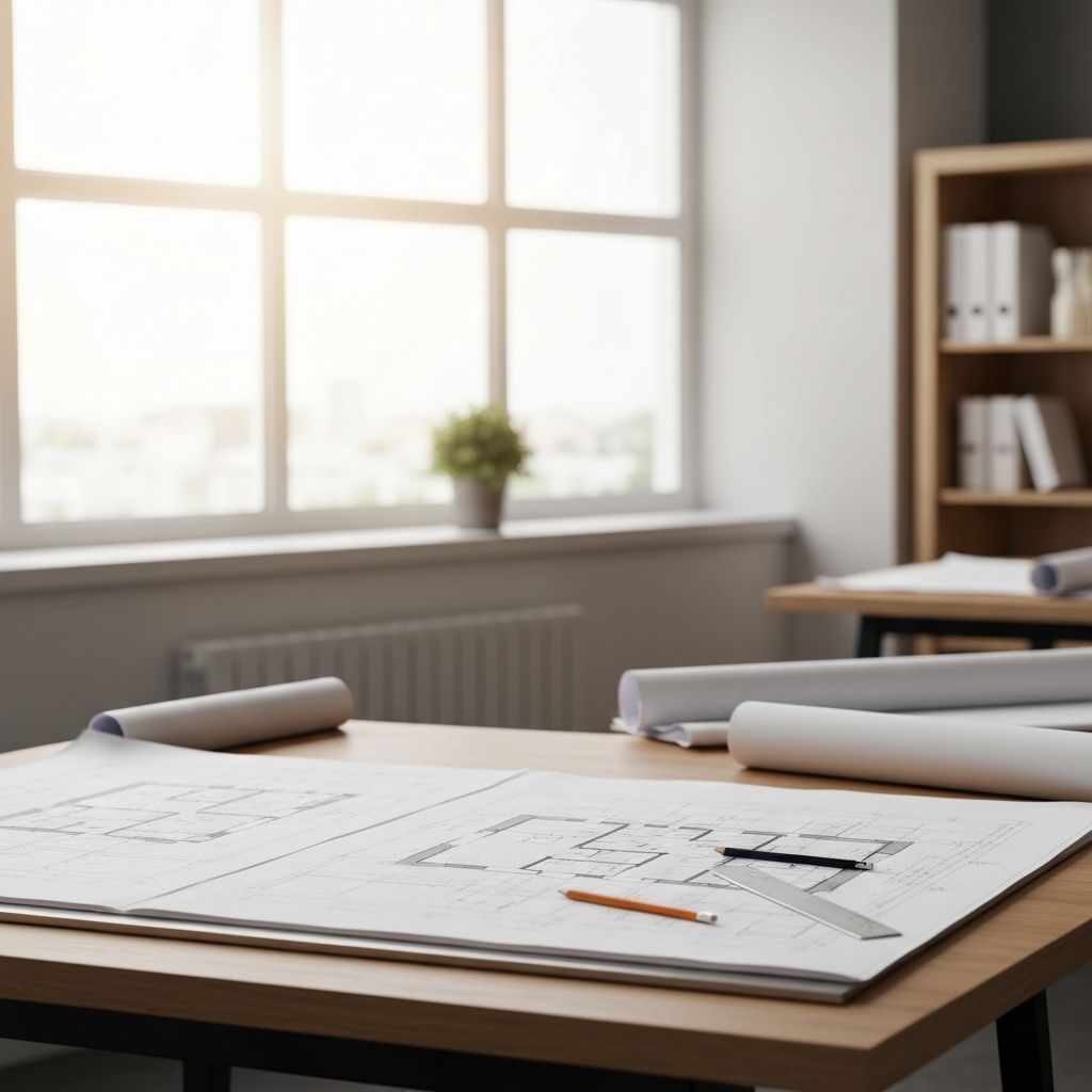 Architectural drawings and blueprints