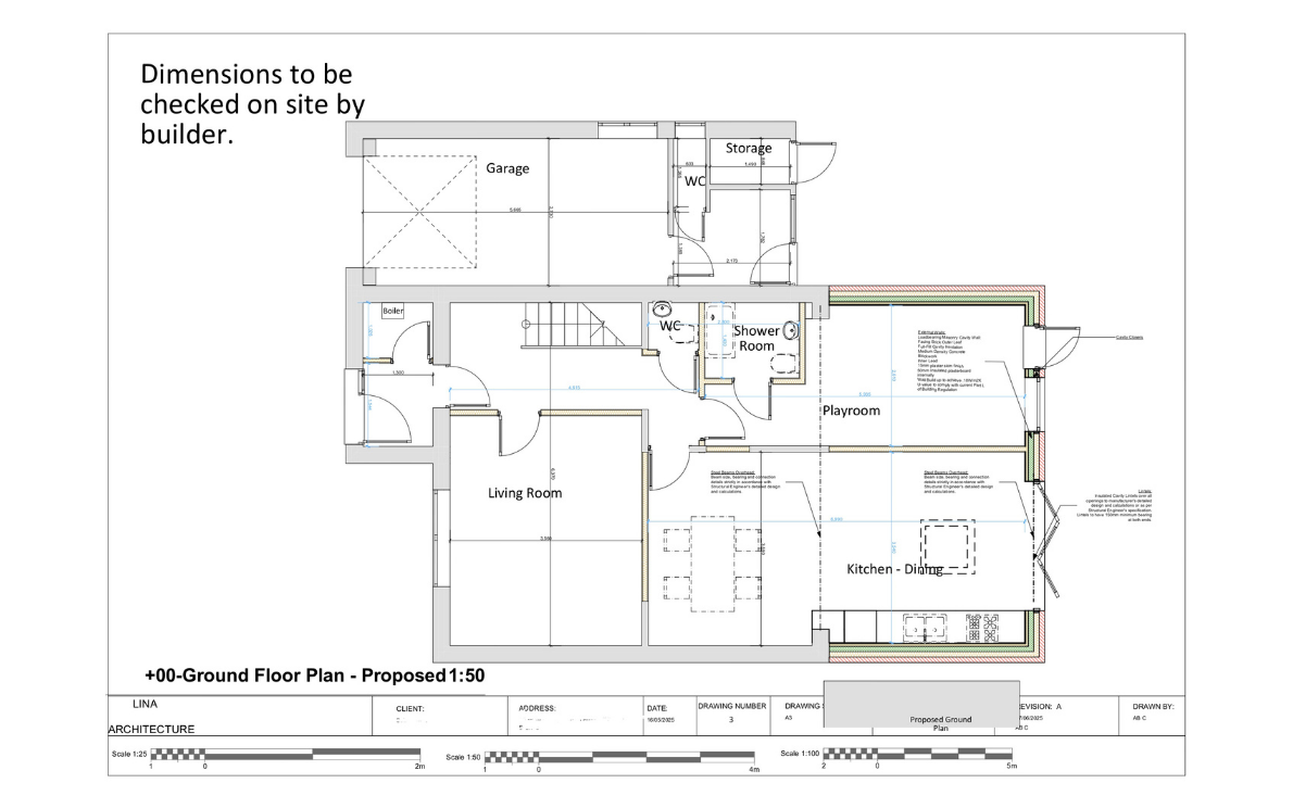 Rear Extension at 1 Temple Grove, Enfield